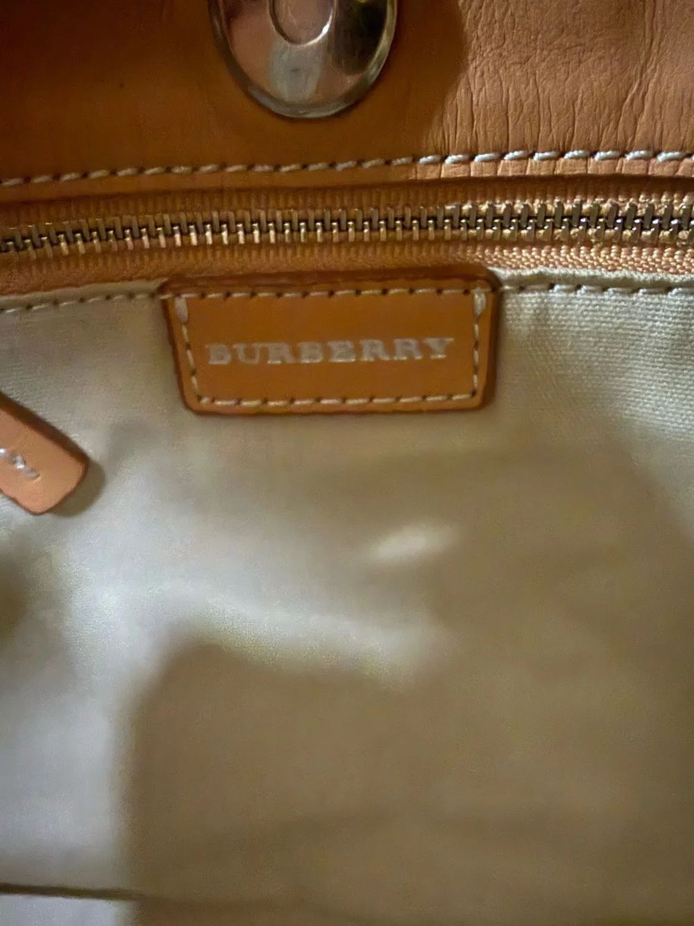 Vintage Burberry Red Plaid Wool Shoulder Bag Braided Leather Strap Nova Check - Picture 8 of 10